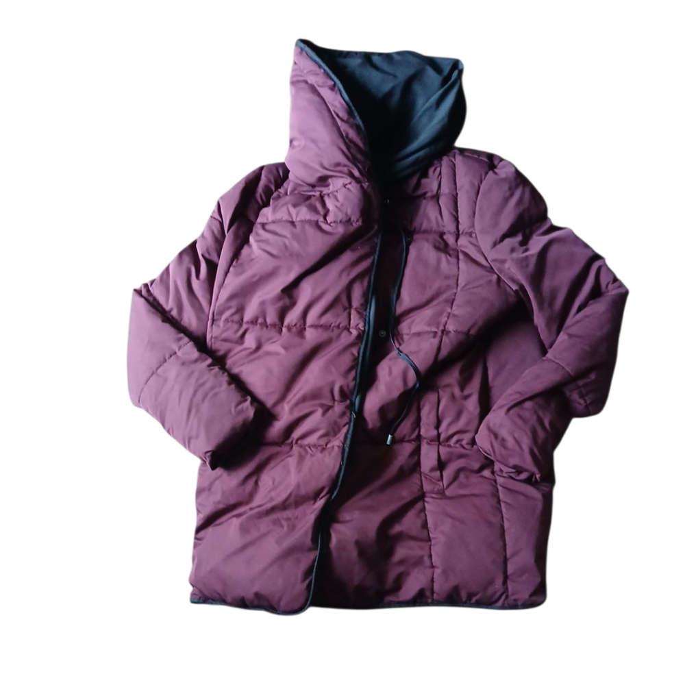 💙Forever 21 Burgundy Puffer Jacket